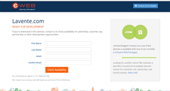 Desktop Screenshot of lavente.com